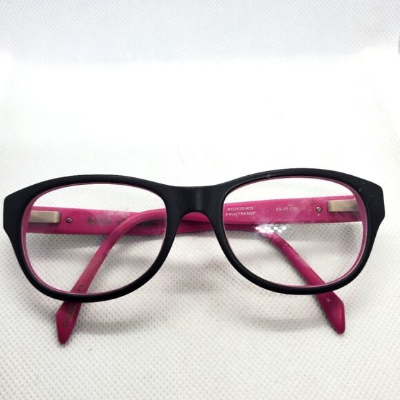 Roxy Wild At Heart Pink & Black Prescription Glasses Frames - Picture 1 of 9